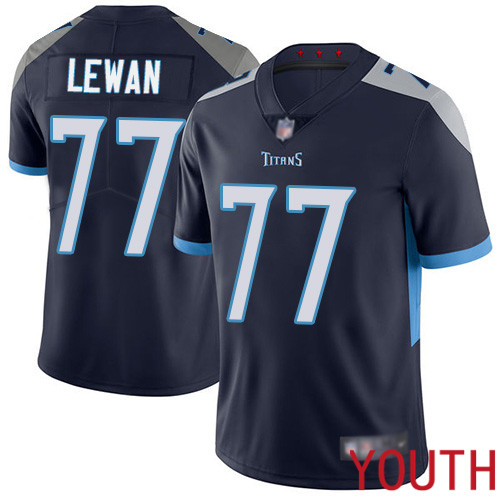 Tennessee Titans Limited Navy Blue Youth Taylor Lewan Home Jersey NFL Football 77 Vapor Untouchable